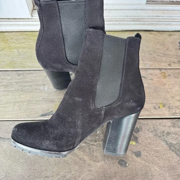 Coach Black Heeled Boots - Picture 5 of 11